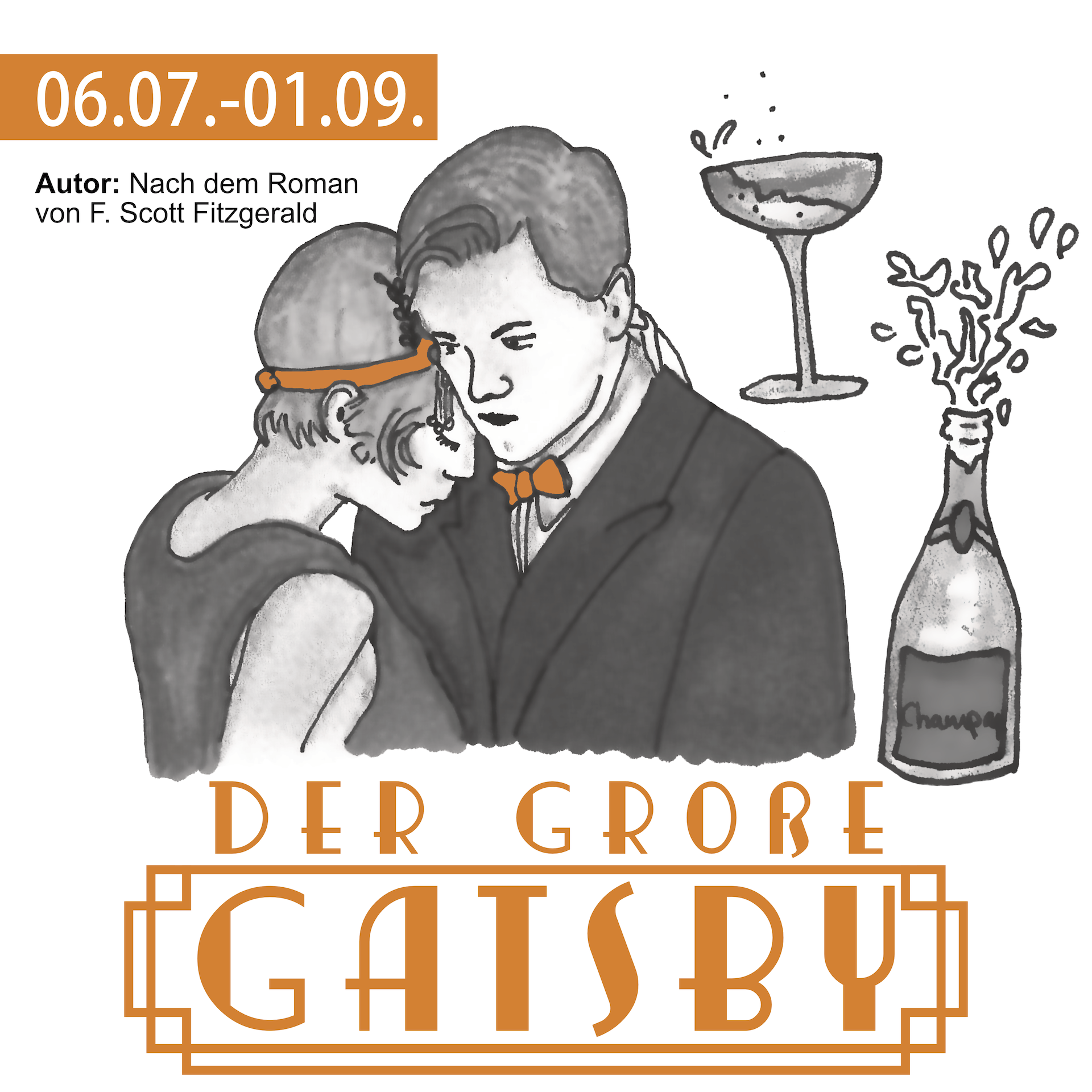 Erwachsenenstück 2024 der Waldbühne Sigmaringendorf: Der große Gatsby