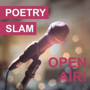 Poetry Slam – Open Air! Veranstaltung am Fr. 31.07.2026 auf der Waldbühne in Sigmaringendorf