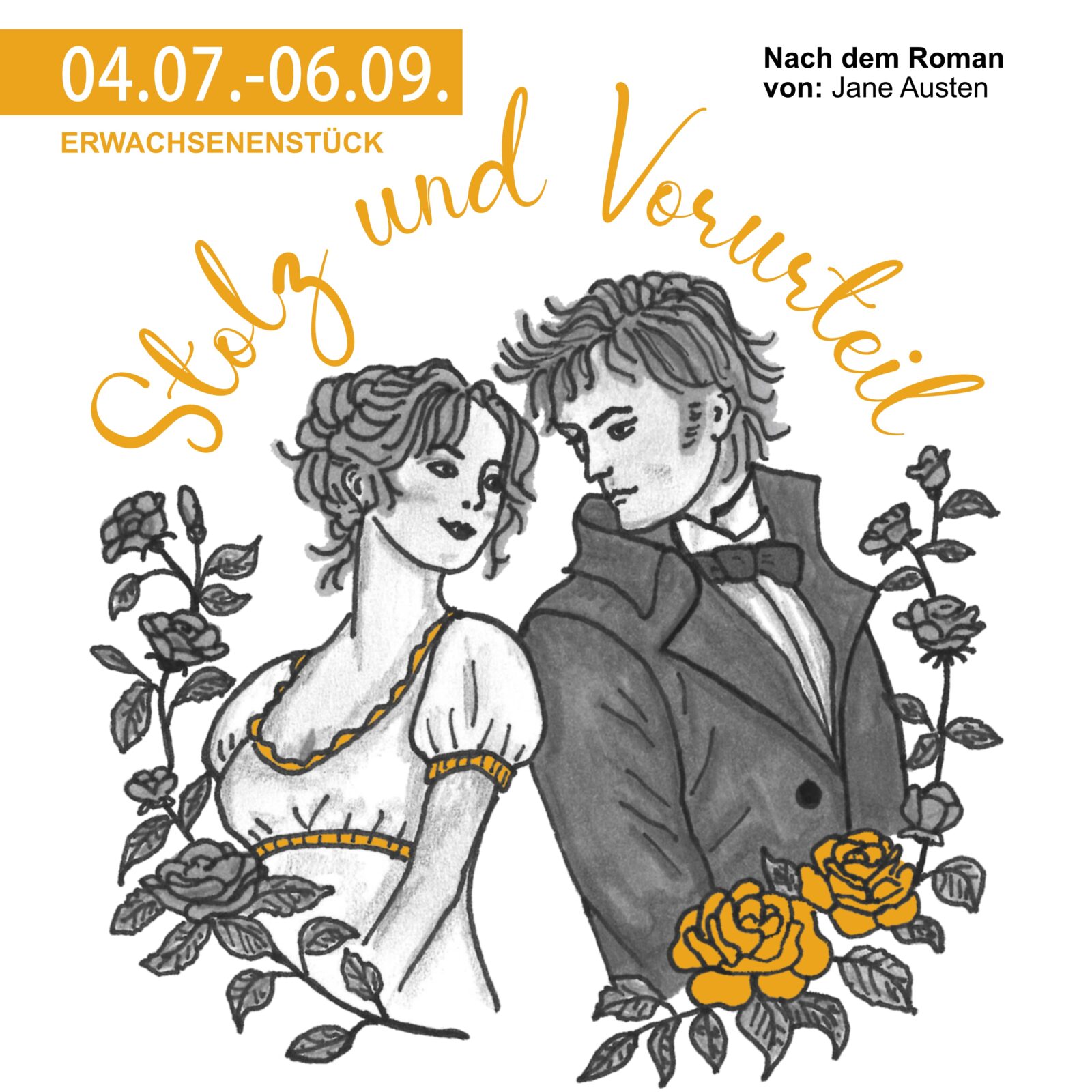 Stolz und Vorurteil, Erwachsenenstück 2026 auf der Waldbühne in Sigmaringendorf